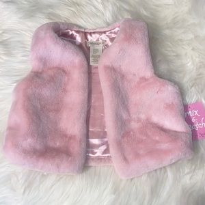 Faux fur vest